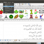 LIbre Office dengan tambahan Aksara Arab :